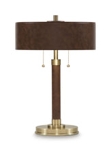 Arcmond - Metal Table Lamp - Brown / Gold Finish