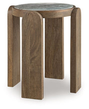 Gavrilley - Gray / White / Brown - Accent Table