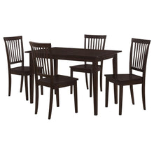 Gomez 5 Piece Rectangular Dining Table Set – Cappuccino