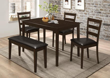 Guillen 5 Piece Rectangular Dining Table Set – Cappuccino