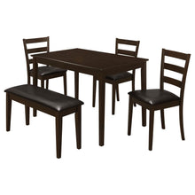 Guillen 5 Piece Rectangular Dining Table Set – Cappuccino