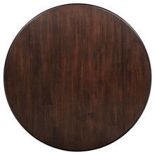 Barton 5 Piece Round Wood Dining Table Set – Dark Brown