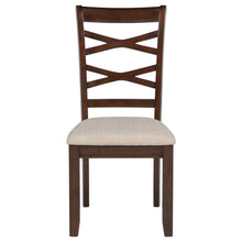 Barton 5 Piece Round Wood Dining Table Set – Dark Brown