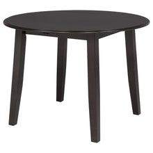 Catley 5 Piece Round Drop Leaf Dining Table Set – Dark Coffee