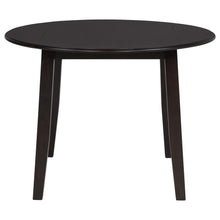 Catley 5 Piece Round Drop Leaf Dining Table Set – Dark Coffee