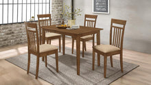 Robles 5 Piece Rectangular Dining Table Set – Chestnut