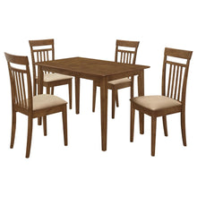 Robles 5 Piece Rectangular Dining Table Set – Chestnut
