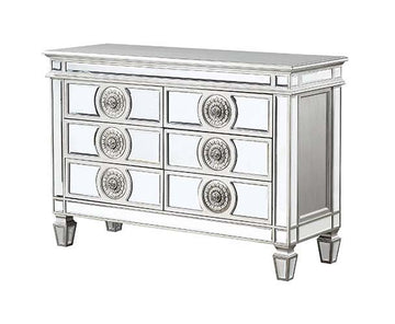 Varian - 34" Server - Mirrored & Antique Platinum