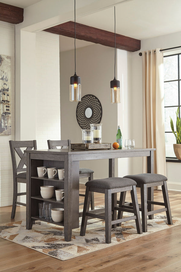 Caitbrook Counter Table Set at Savon Furniture Gallery, Visalia CA