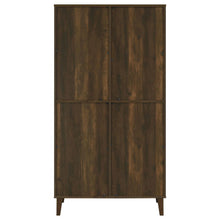 Elouise - 4-Door Engineered Wood Tall Accent Cabinet - Dark Pine
