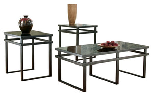 Laney - Black - Occasional Table Set (Set of 3)