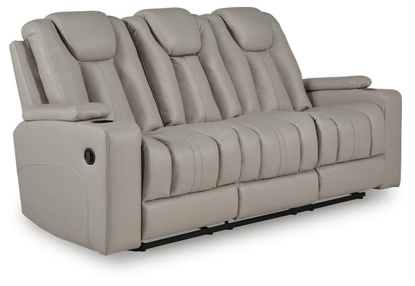 Elevate Edges Reclining Sofa With Drop Down Table Coin