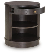 Leighmour - Accent Table - Dark Brown