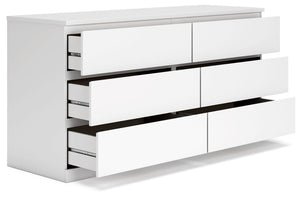 Onita - White - Six Drawer Dresser