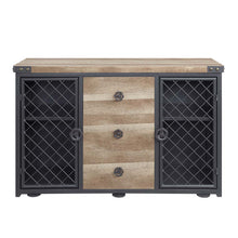 Edina - Server - Oak & Sandy Black