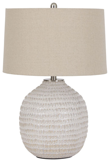 Jamon - Ceramic Table Lamp  - Beige