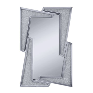Noralie - 47" Accent Mirror - Mirrored & Faux Diamonds