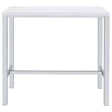 Natividad 5 Piece Pub Height Bar Table Set – White High Gloss