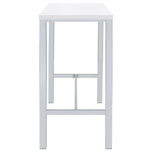 Natividad 5 Piece Pub Height Bar Table Set – White High Gloss