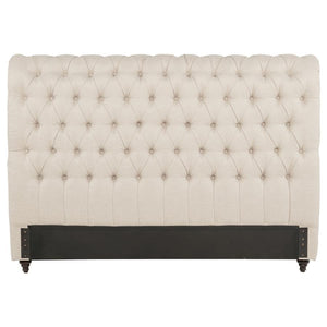 Devon - Upholstered Full Panel Headboard - Beige