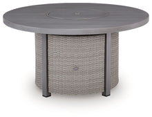 Half Moon Beach - Round Fire Pit Table - Gray