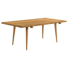 Fabra 7 Piece 79-inch Rectangular Dining Set – Honey / Wheat