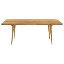 Fabra 7 Piece 79-inch Rectangular Dining Set – Honey / Wheat