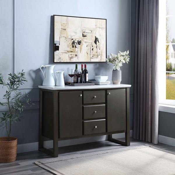 Madan Server Gray Oak
