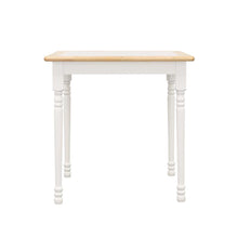 Carlene - Square Wood Tile Top Dining Table - White