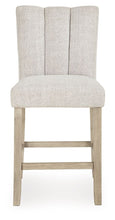 Larawyn - Upholstered Barstool (Set of 2) - Bisque