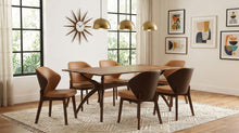 Randolph 7 Piece SmartTop™ Rectangular Dining Set Sheesham and Brown – Sheesham / Butterscotch (Model 192520-S7)