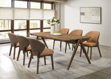 Randolph 7 Piece SmartTop™ Rectangular Dining Set Sheesham and Brown – Sheesham / Butterscotch (Model 192521-S7)