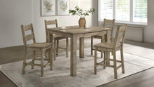 Cardova 5 Piece Counter Height Dining Table Set – Vineyard Oak