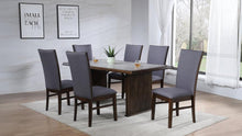 Sherwood 7 Piece Rectangular Dining Table Set – Brown