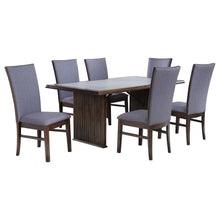 Sherwood 7 Piece Rectangular Dining Table Set – Brown