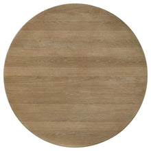 Adina 5 Piece Round Dining Table Set – Barley / Distressed Light Brown