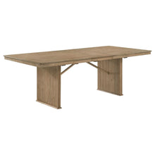 Adina 7 Piece Extension Dining Set – Distressed Light Brown