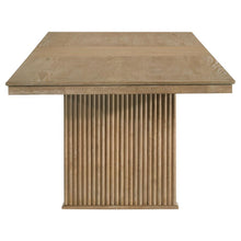 Adina 7 Piece Extension Dining Set – Distressed Light Brown
