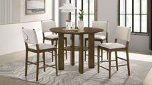 Ottowa 5 Piece Round Counter Height Dining Room Set – Brown