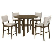 Ottowa 5 Piece Round Counter Height Dining Room Set – Brown