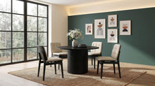 Hamlyn 5 Piece Round Dining Set – Black