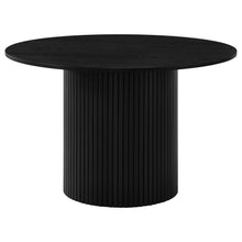 Hamlyn 5 Piece Round Dining Set – Black