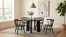 Strouse 5 Piece Dining Set – Black