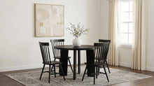 Strouse 5 Piece Dining Set – Black