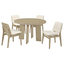 Strouse 5 Piece Dining Set – Natural Oak