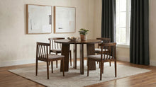 Strouse 5 Piece Dining Set – Walnut