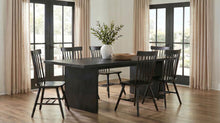 Decker 7 Piece 82-inch Dining Set – Black