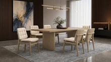 Decker 7 Piece 82-inch Dining Set – Natural Oak