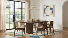 Decker 7 Piece 82-inch Dining Set – Walnut