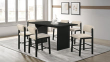 Decker 7 Piece Counter Height Set – Black